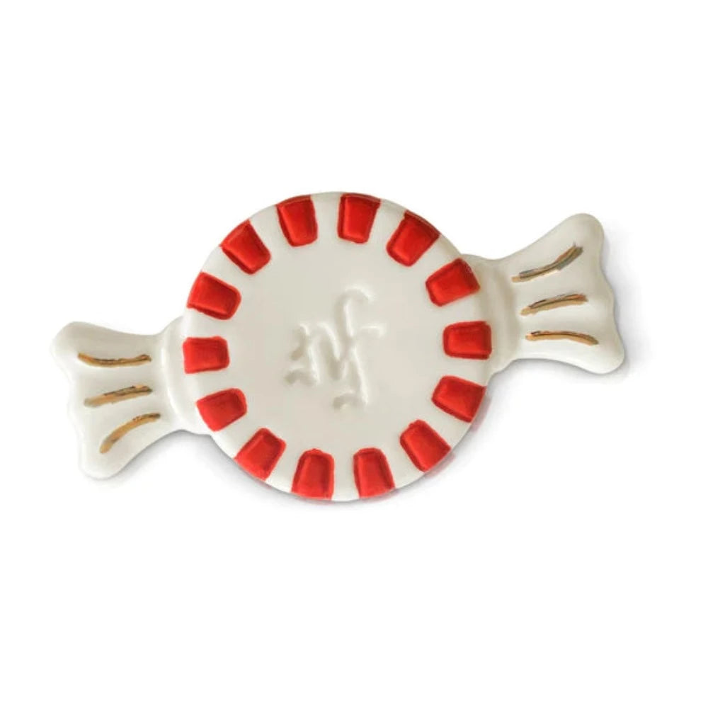 Nora Fleming Mini Ornament - Peppermint Dreams for the Holiday Season