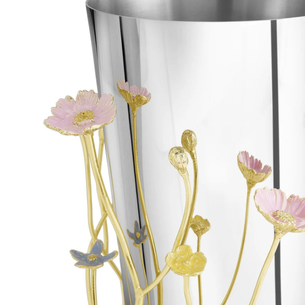 Michael Aram Hand - Enameled Wildflowers Metal Vase Collection