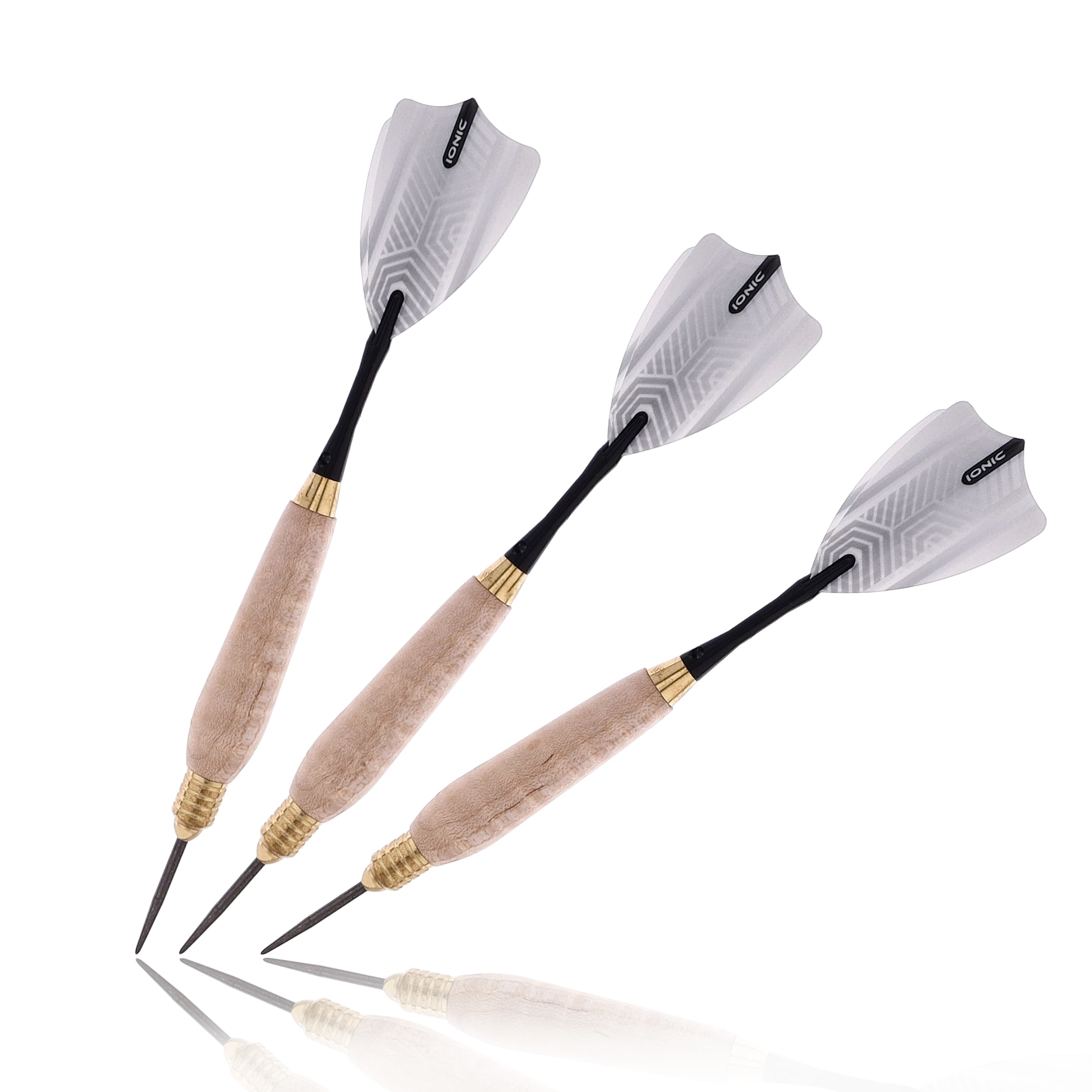 Lunar Arbor Premium Handmade Wooden Darts Set of 3 with Assorted Grains