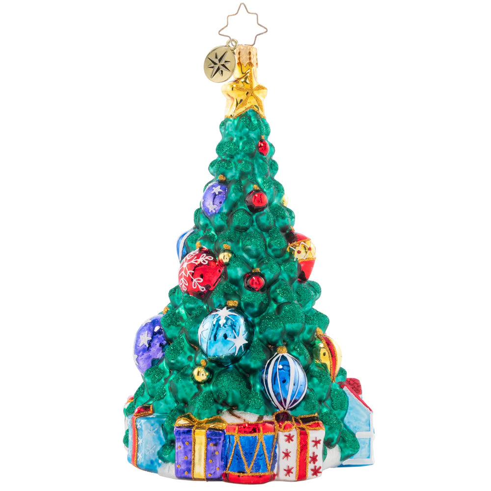 Christopher Radko Handmade Tastefully Decorated Toy - Lined Tree