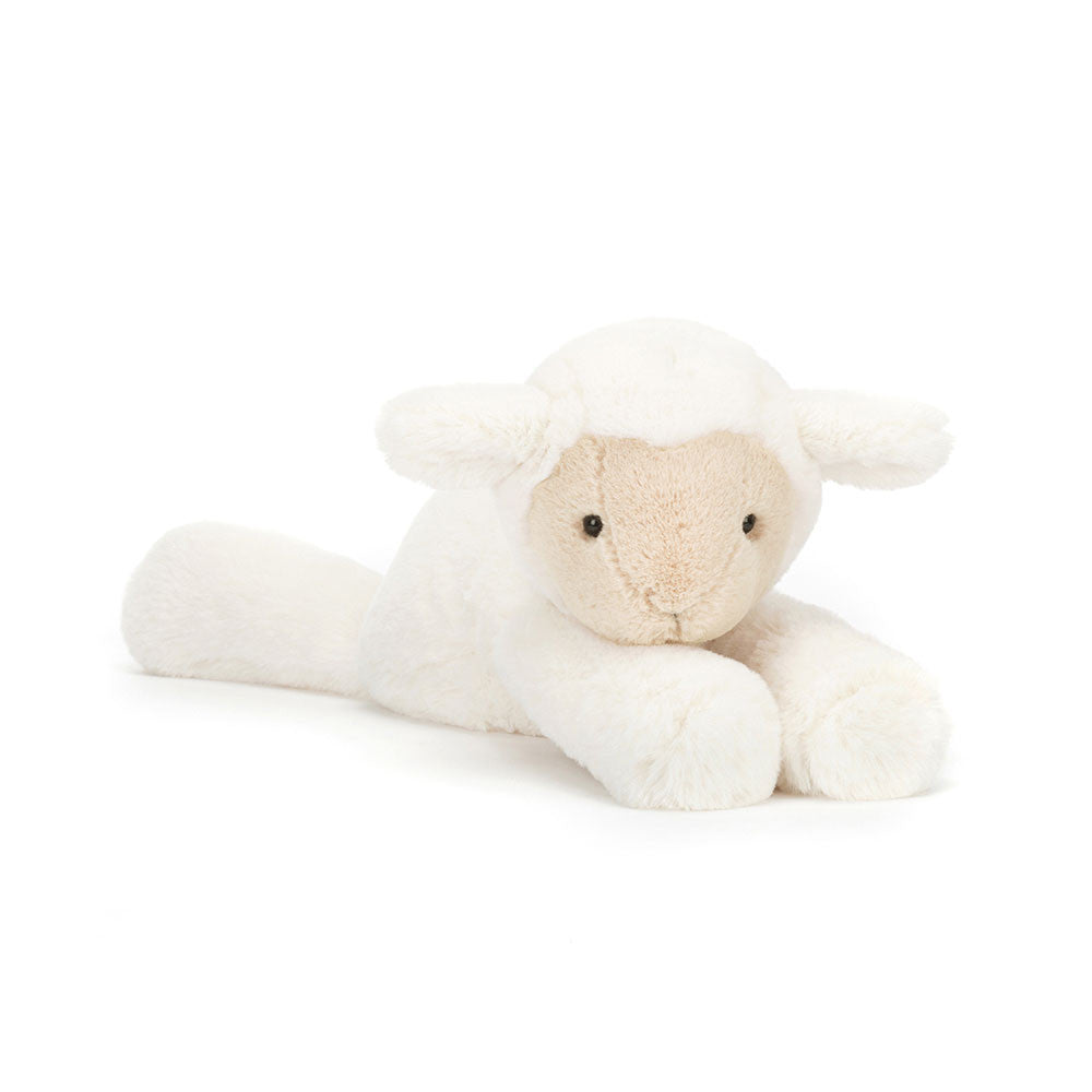 Super Soft Cream Fur Jellycat Smudge Lamb - A Lovable Gift for All Ages