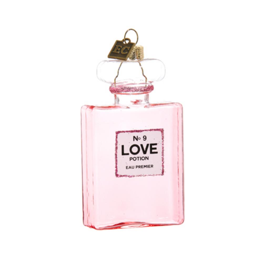 Set of 4 Ornaments in Light Pink Inspired by Love Potion No. 9