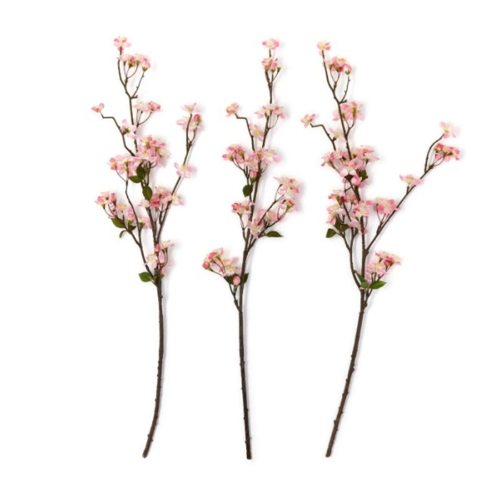 Two's Company Lifelike Faux Cherry Blossom Branches in Two Color Options