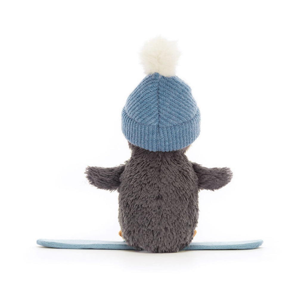 Jellycat Soft Toy Peanut Penguin Figurine for Snowboarding Enthusiasts