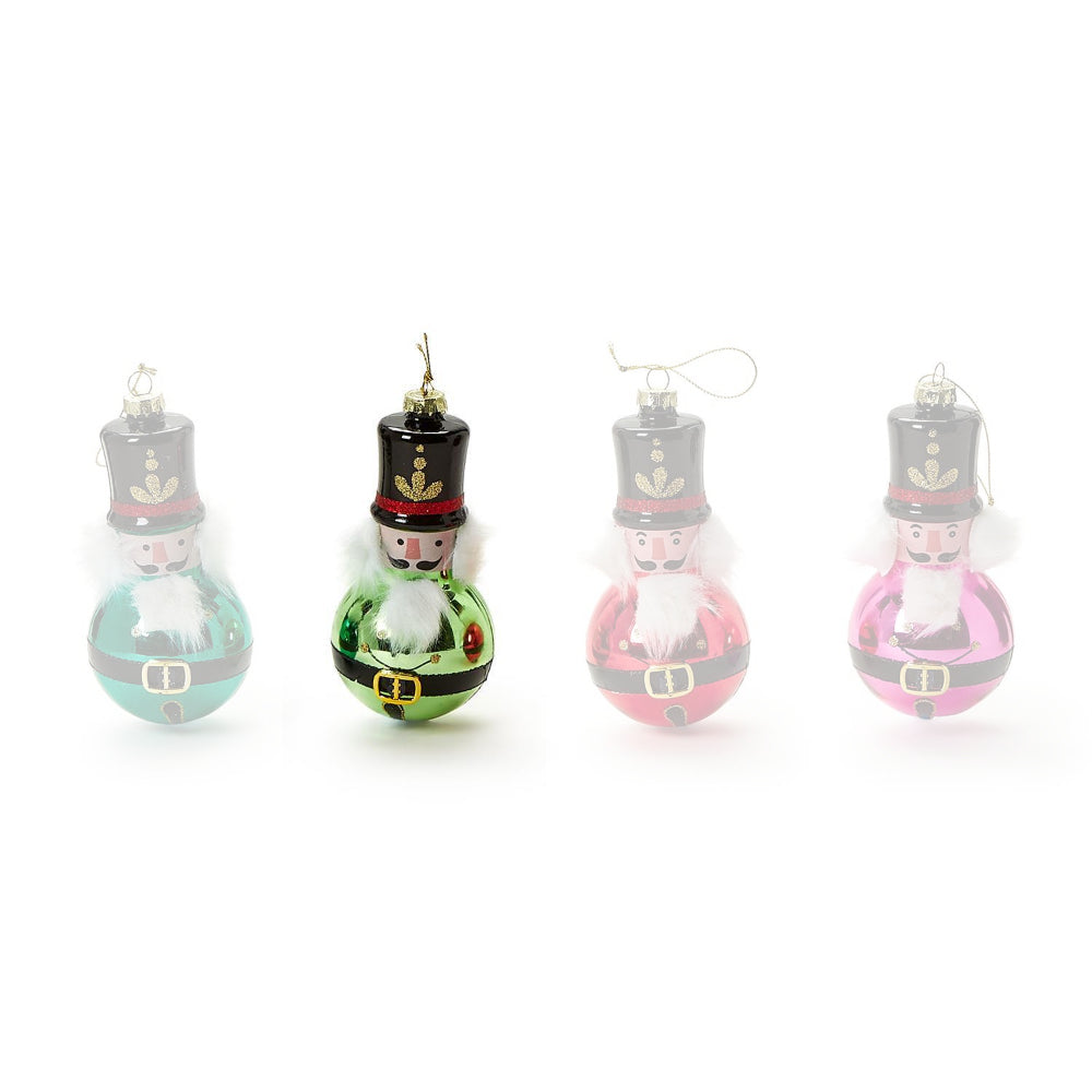 Exquisitely Hand - Crafted Two's Company Nutcracker Ornament in 4 Colors