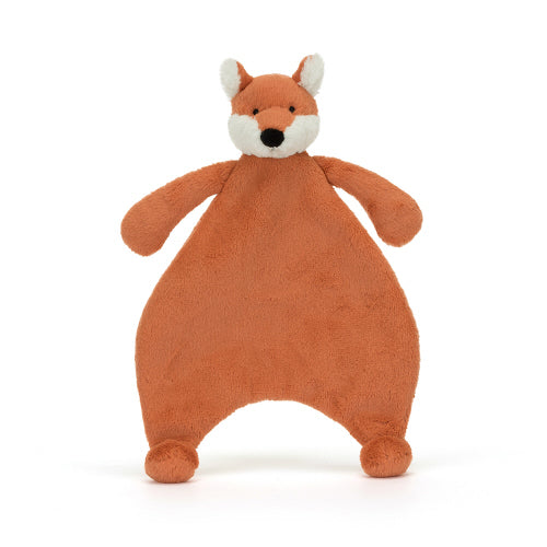 Jellycat Cozy Bashful Fox Cub Comforter Made with Recycled Fibers