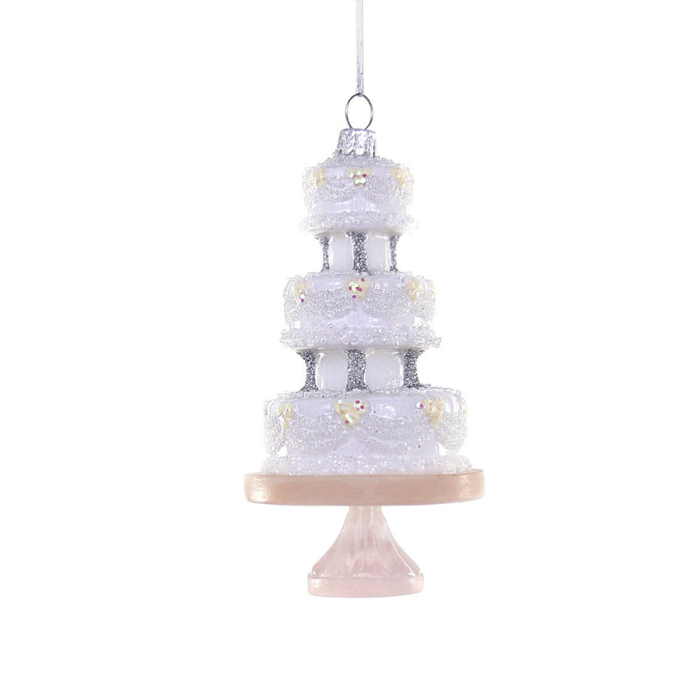 Exquisite Cody Foster & Co Wedding Cake - Shaped Christmas Ornament for Festive Decor