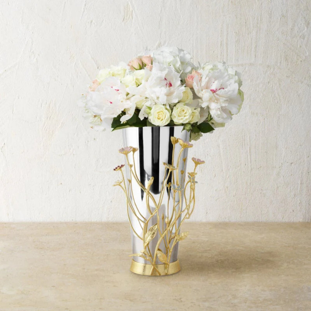 Michael Aram Hand - Enameled Wildflowers Metal Vase Collection