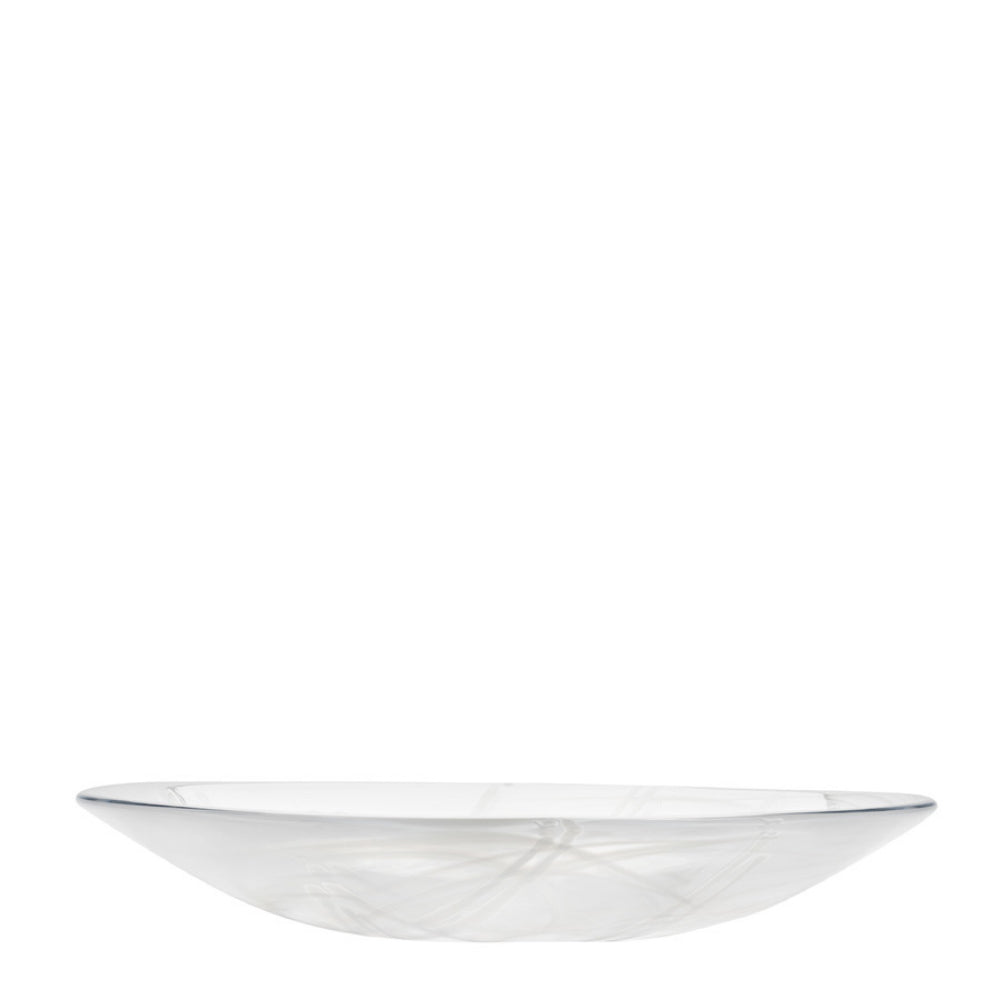 KostaBoda White Contrast Dish - Unique Centrifuged Glassware
