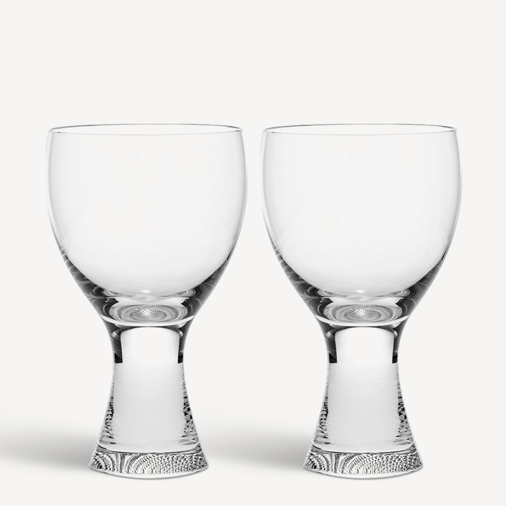 KostaBoda Limelight Extra-Large Red Wine Glass Set of Two Handmade Glassware