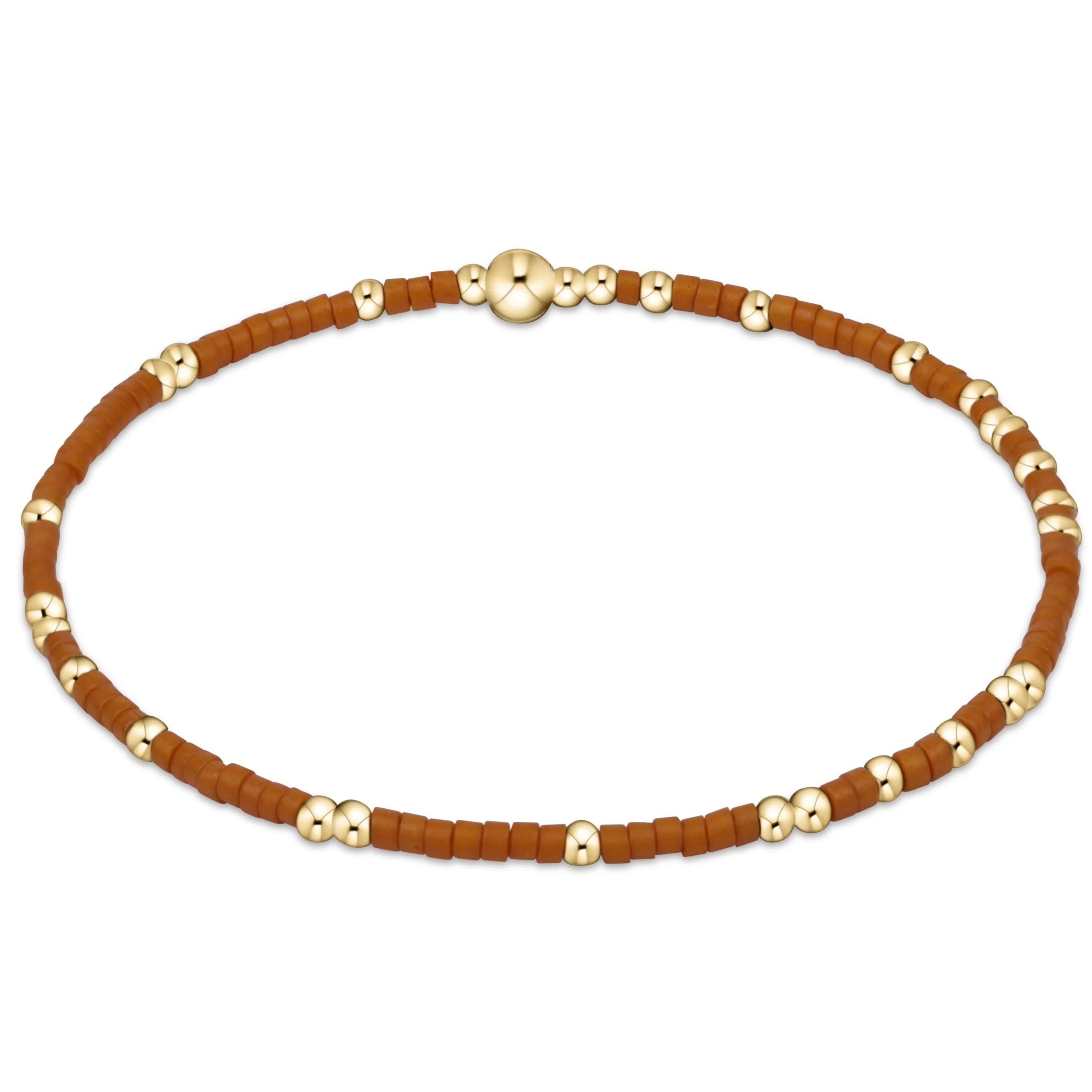 enewton 5.5-inch egirl Gameday Bracelet in Burnt Orange - Unwritten Style
