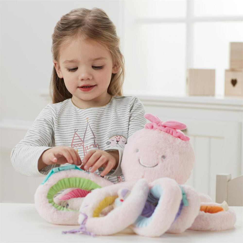 Mud Pie Interactive Octopus Plush for Baby's Development