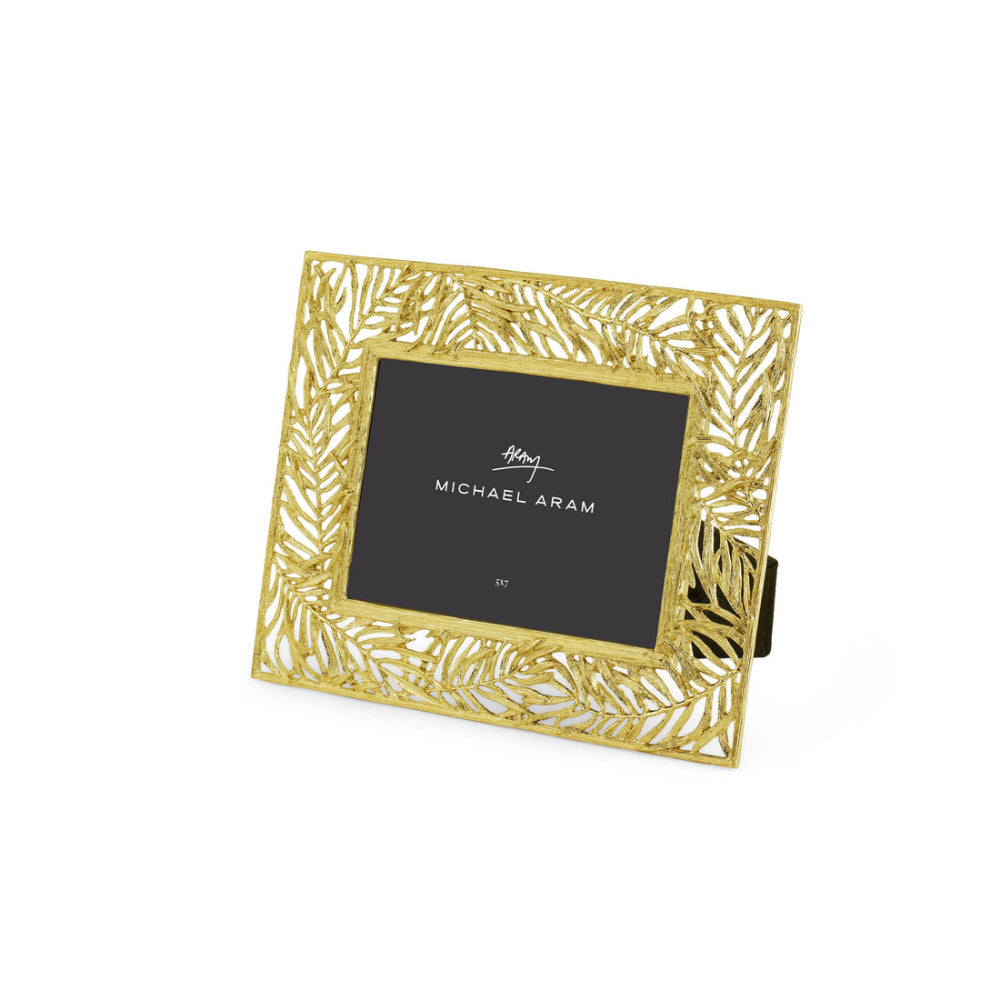 Michael Aram 5 x 7 Antique Gold Palm Picture Frame