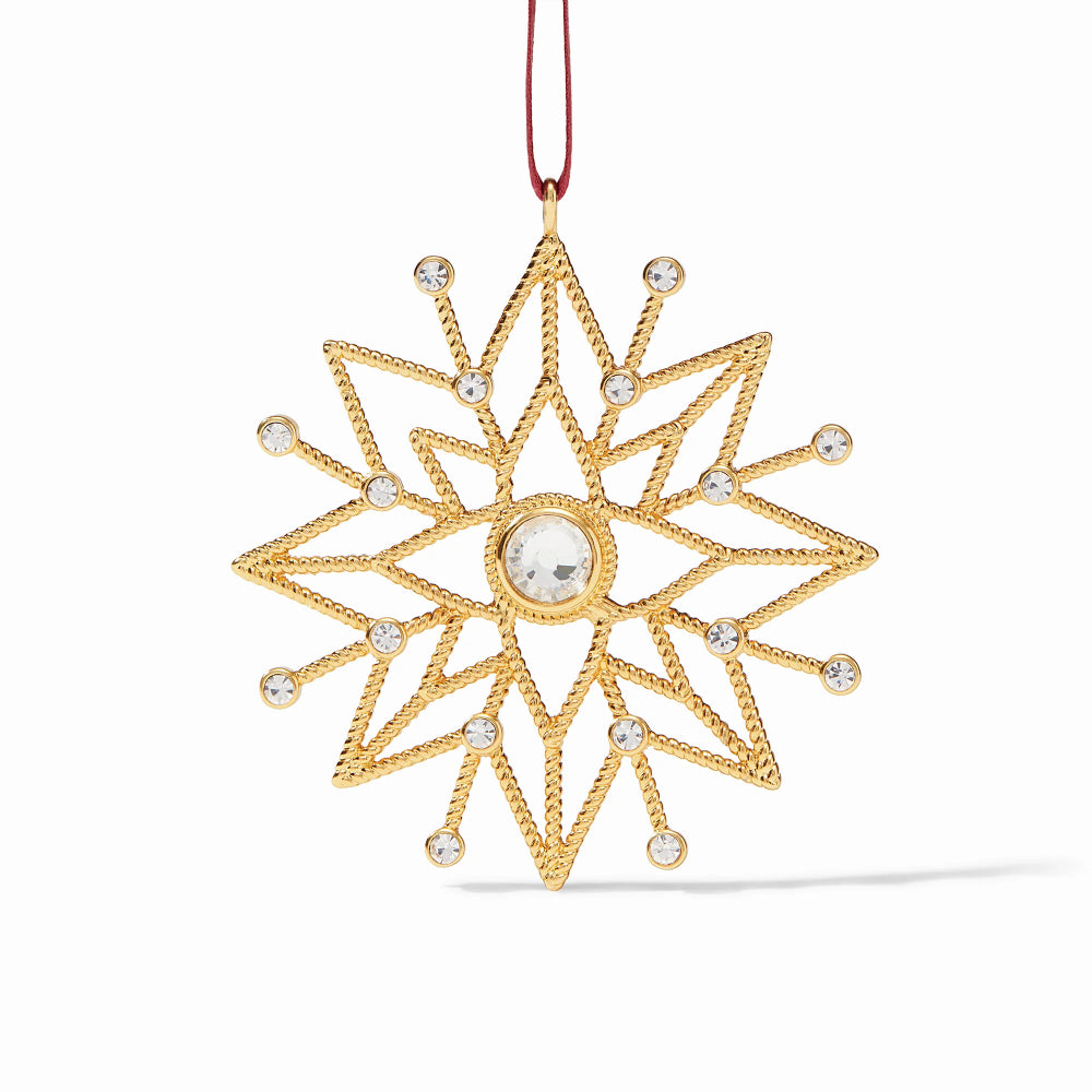 Julie Vos Gold-Plated Starry Night Holiday Ornament, 3' Long