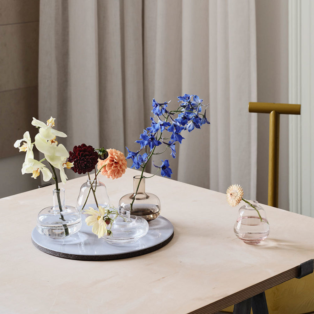 KostaBoda Transparent Mini Kappa Vase in Three Shapes