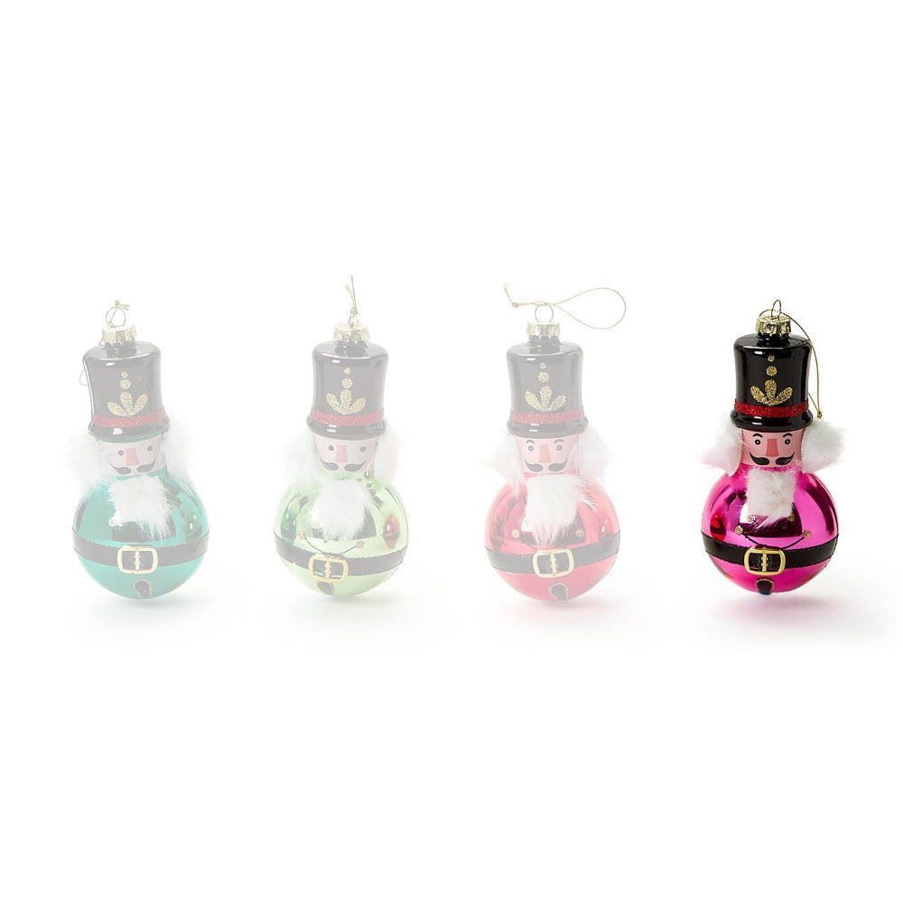 Exquisitely Hand - Crafted Two's Company Nutcracker Ornament in 4 Colors