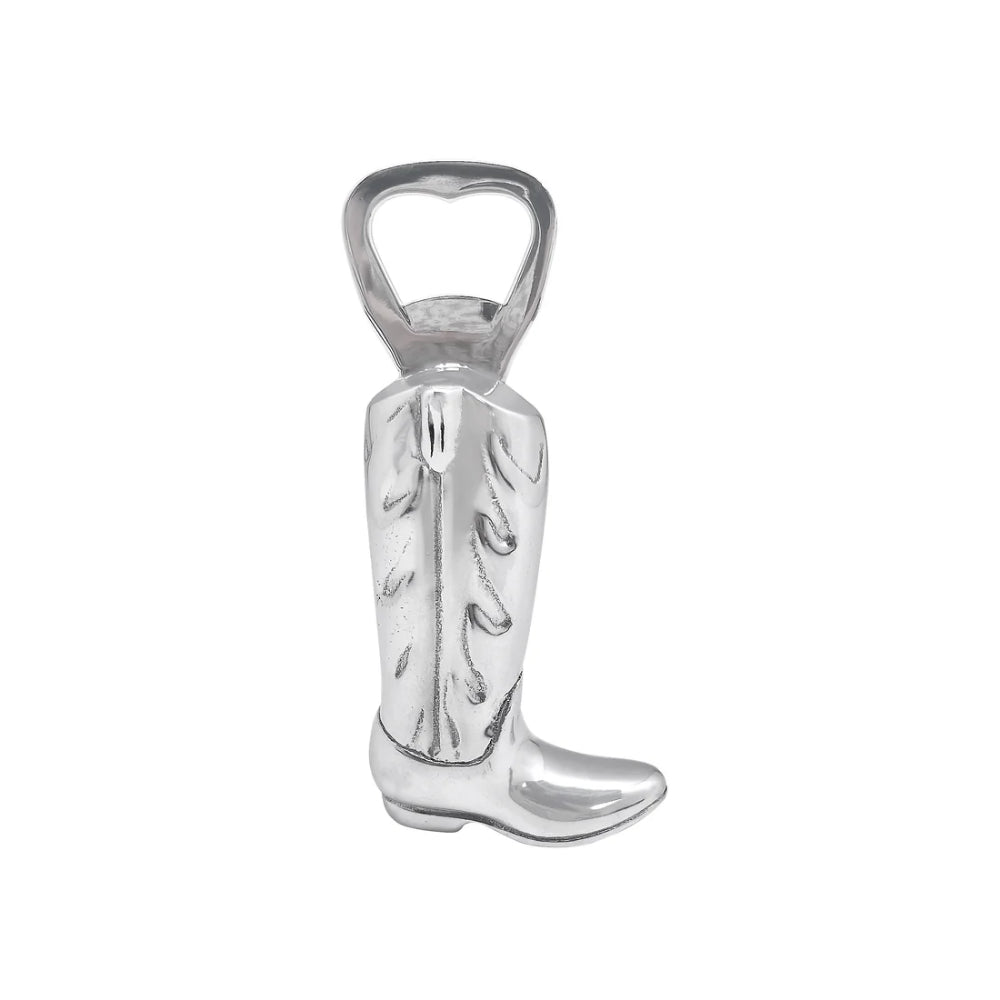 Handmade Recycled Aluminum Mariposa Cowboy Boot-Shaped Bottle Opener