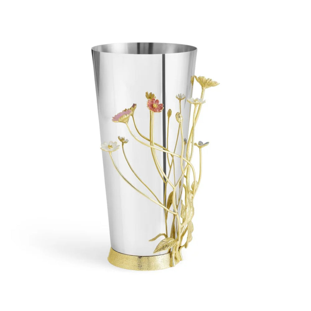 Michael Aram Hand - Enameled Wildflowers Metal Vase Collection