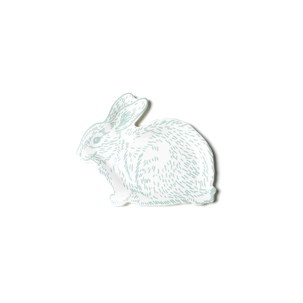 On Sale! Colorful Ceramic Speckled Rabbit Serving Platter for Spring