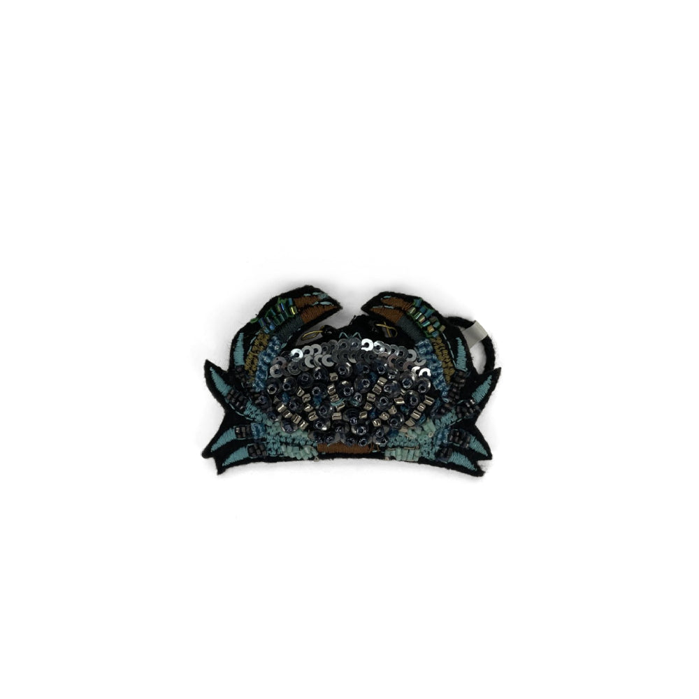Cody Foster & Co Exquisitely Beaded Crab Ornament for Christmas Tree Decoration