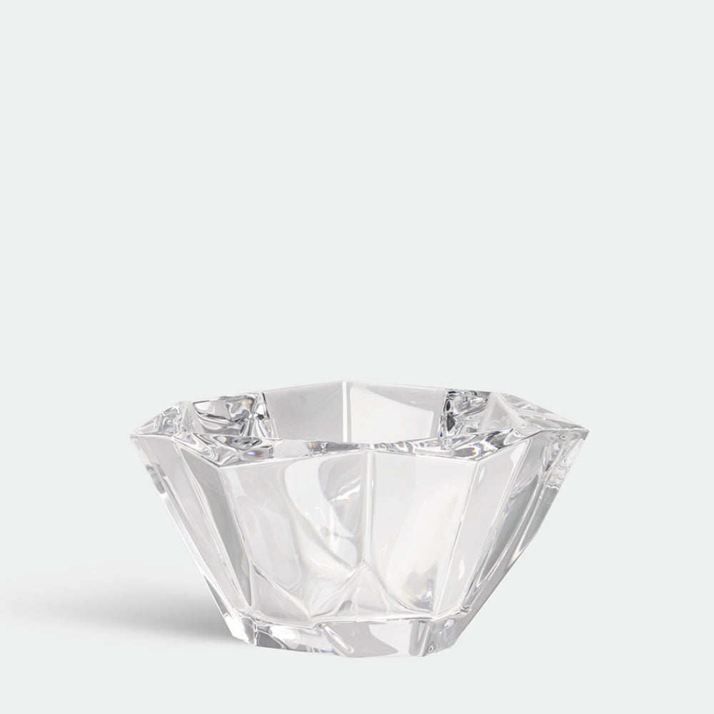 Orrefors Exquisite Asymmetrical Precious Crystal Bowl