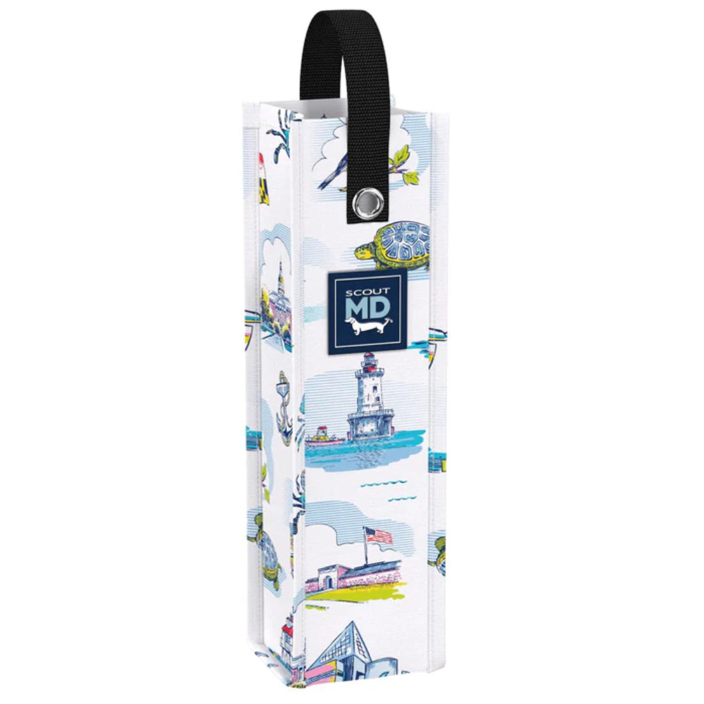 Scout Spirit Durable Reusable Maryland Wine Gift Bag