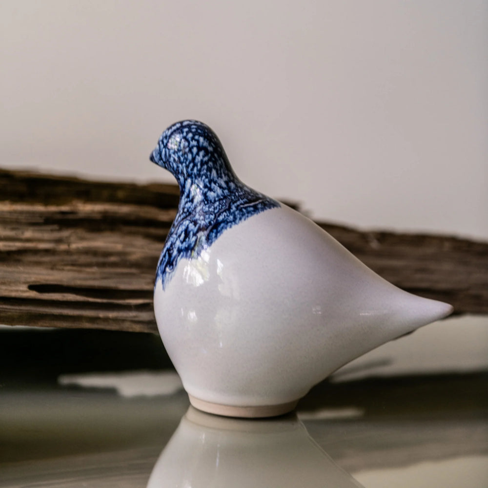 Simon Pearce Handmade Healing Blue Hues Dove Pottery