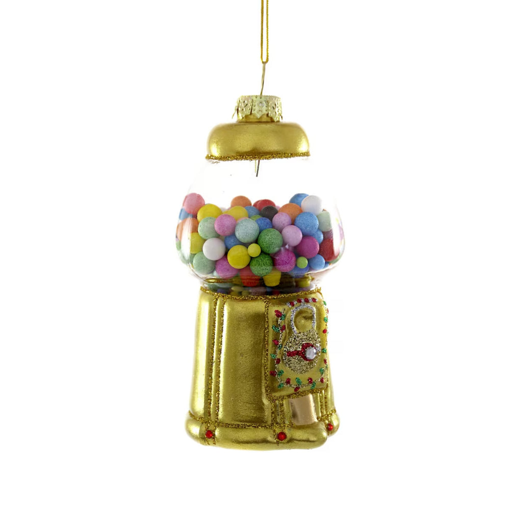 Cody Foster & Co Glittery Gumball Machine Christmas Ornament