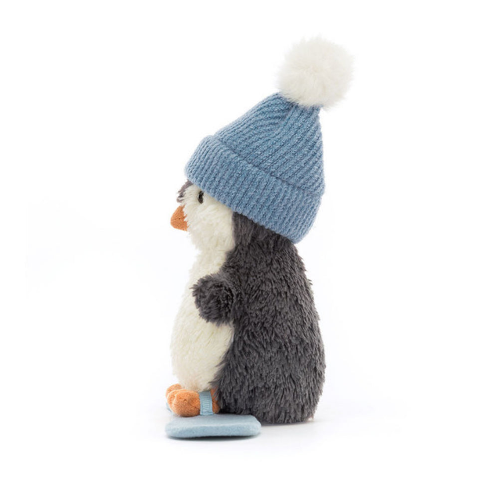 Jellycat Soft Toy Peanut Penguin Figurine for Snowboarding Enthusiasts