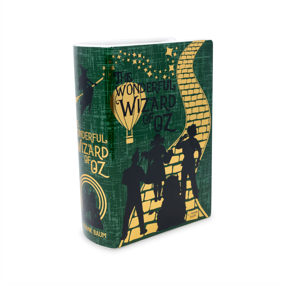 Large Ceramic Decorative Book-Style Vase Inspired by The Wizard of Oz from Steel Mill & Co
