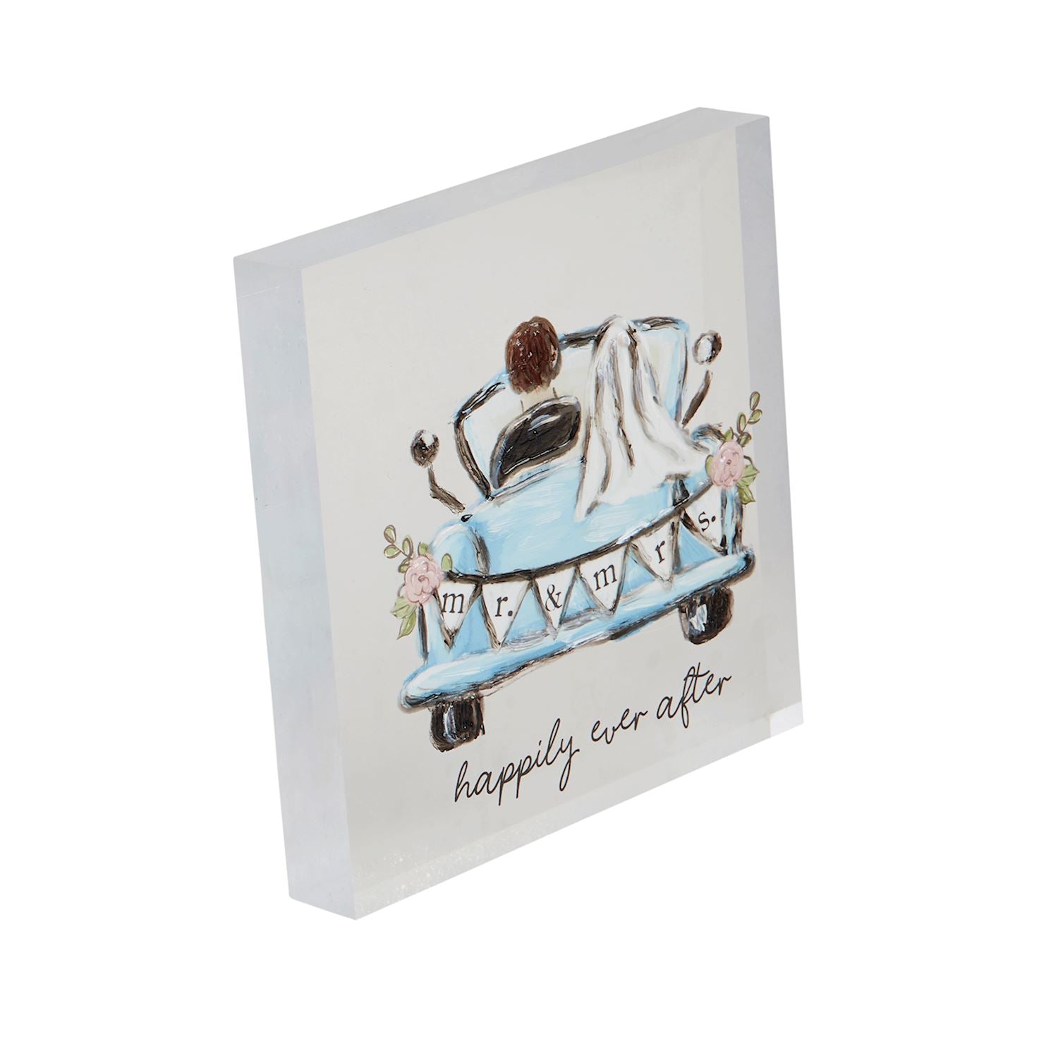 Exquisite Mud Pie Hand - painted Acrylic Wedding Decoration Plaque