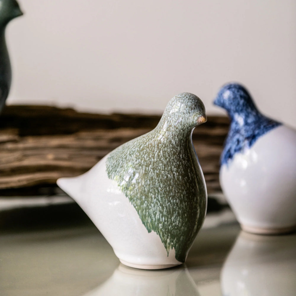 Simon Pearce Handmade Healing Blue Hues Dove Pottery