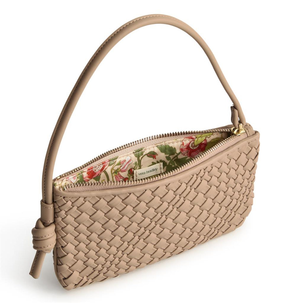 Vera Bradley Stylish Knotted Wristlet Crafted from Woven Artificial Leather for Fashionable Women