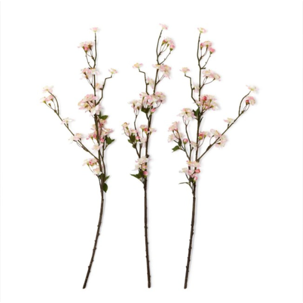 Two's Company Lifelike Faux Cherry Blossom Branches in Two Color Options