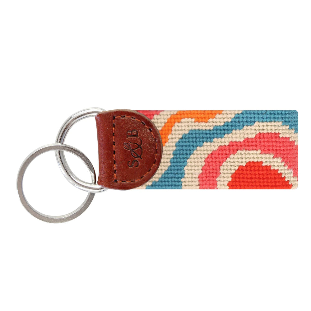 Smathers and Branson Stylish Hand - stitched Groovy Key Fob