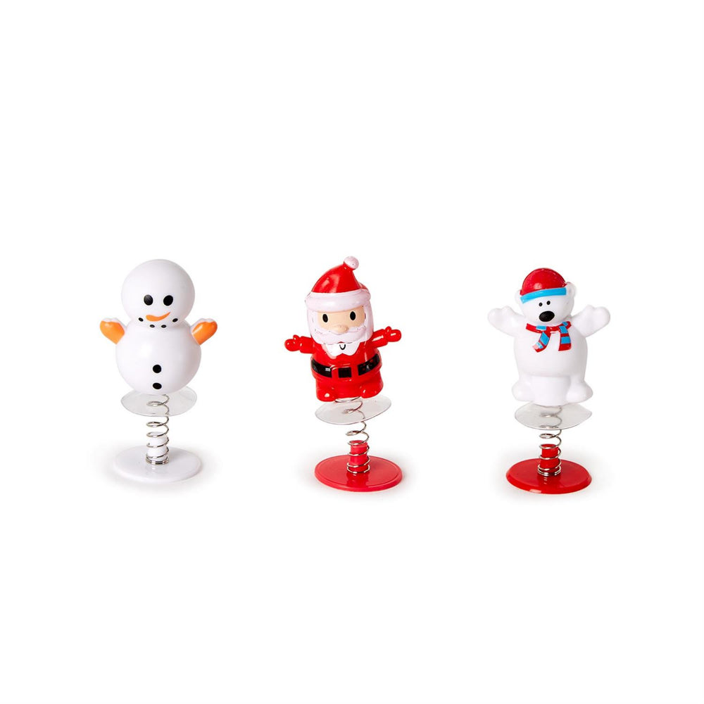 Two's Company Christmas-themed Holiday Jumper Toys for Festive Fun
