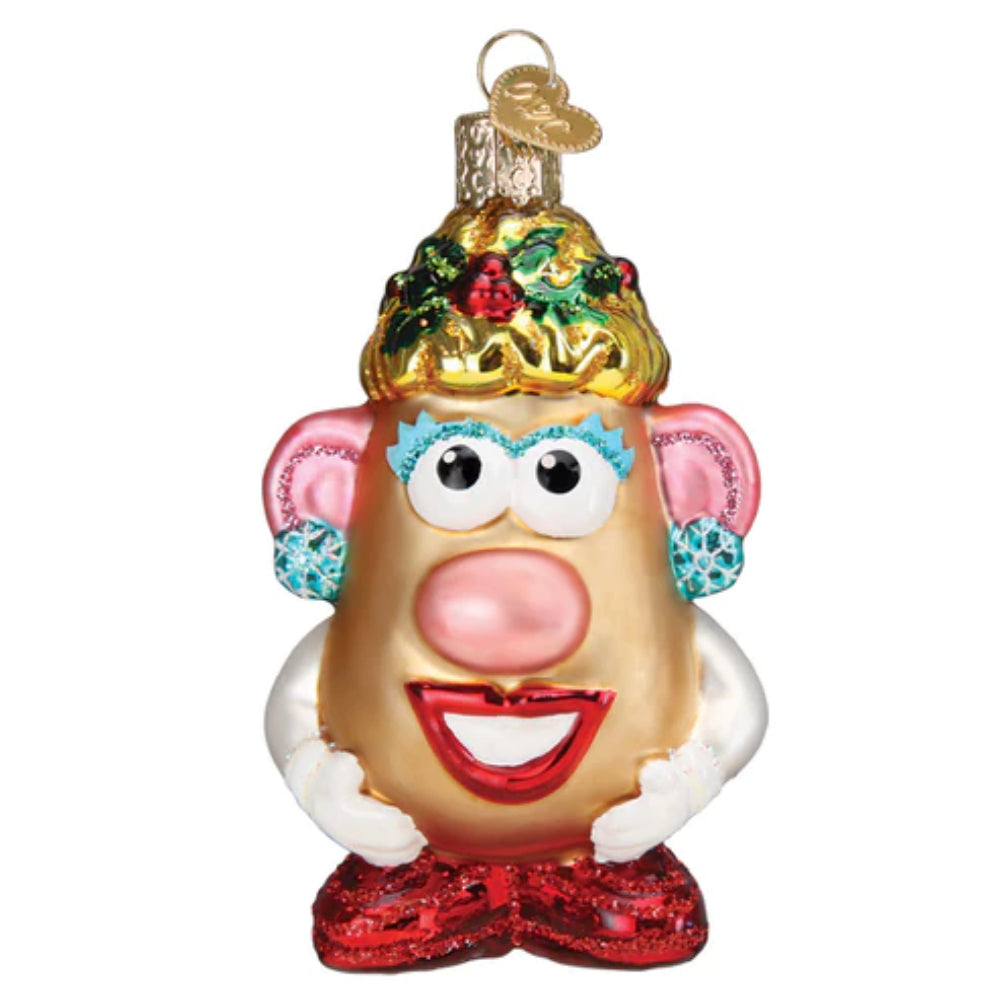 Vintage Old World Christmas Ornament of Mrs. Potato Head - A Classic Toy Decoration