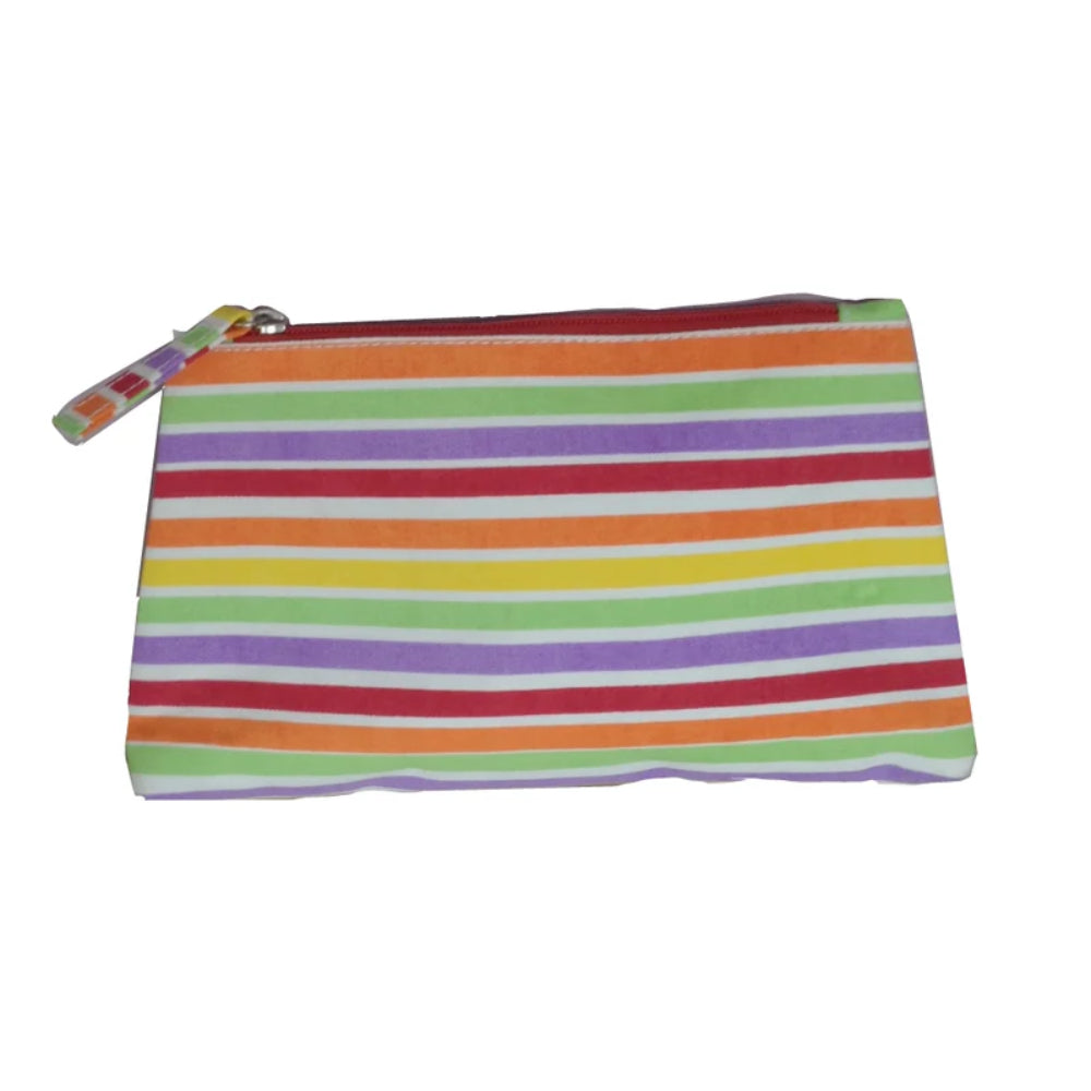 Large Dana Gibson Crewel Travel Toiletry and Makeup Canvas Bag