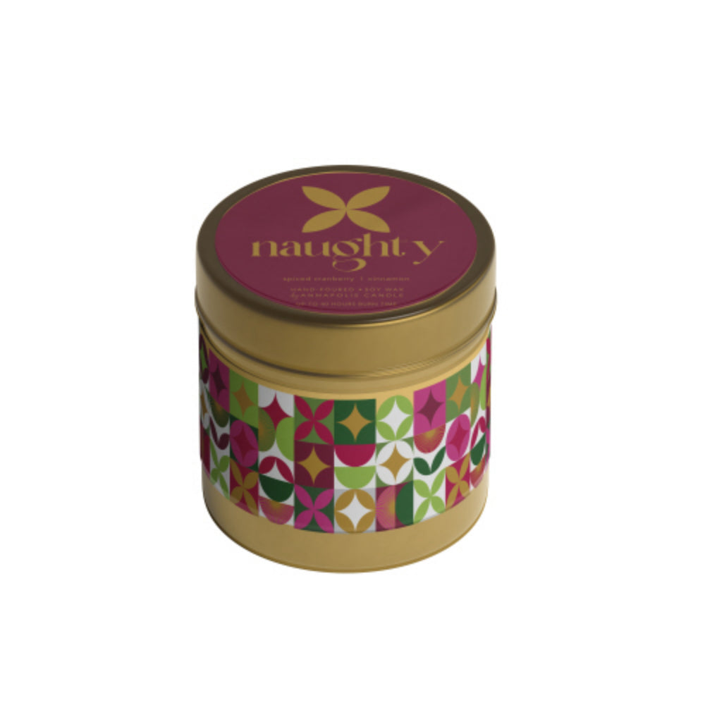 Annapolis Holiday Mood Collection Decorative Candle in Tin