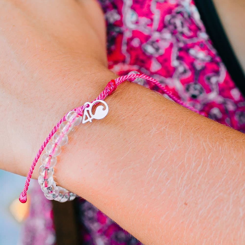 4Ocean Stylish Pink Flamingo-themed Beaded Bracelet for All
