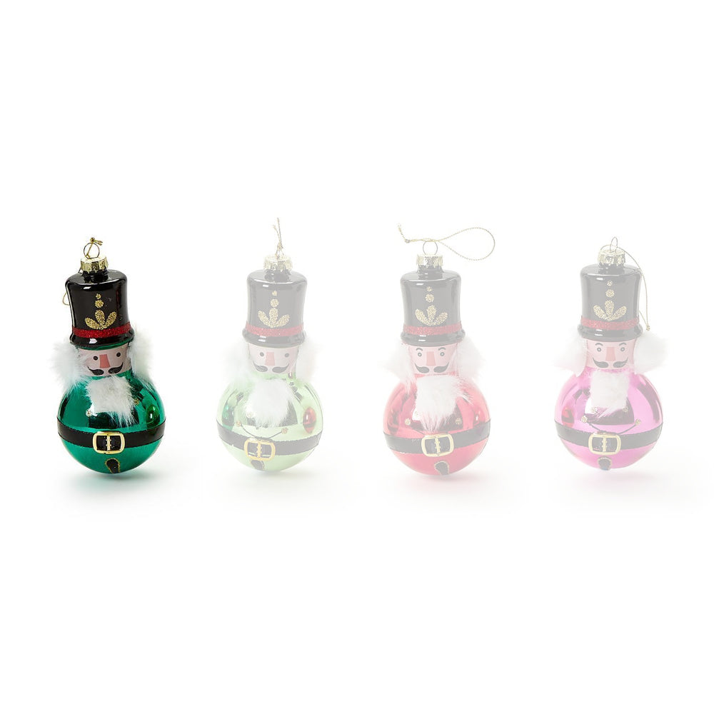 Exquisitely Hand - Crafted Two's Company Nutcracker Ornament in 4 Colors