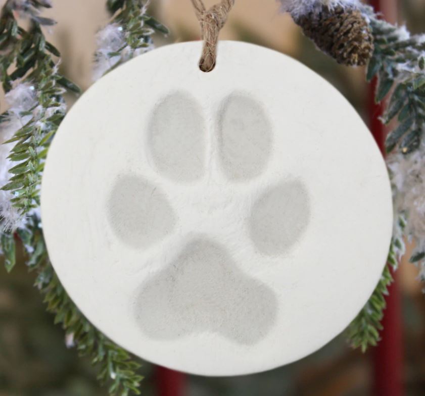 Adorable Child to Cherish Pawprint Keepsake Ornament for Decoration