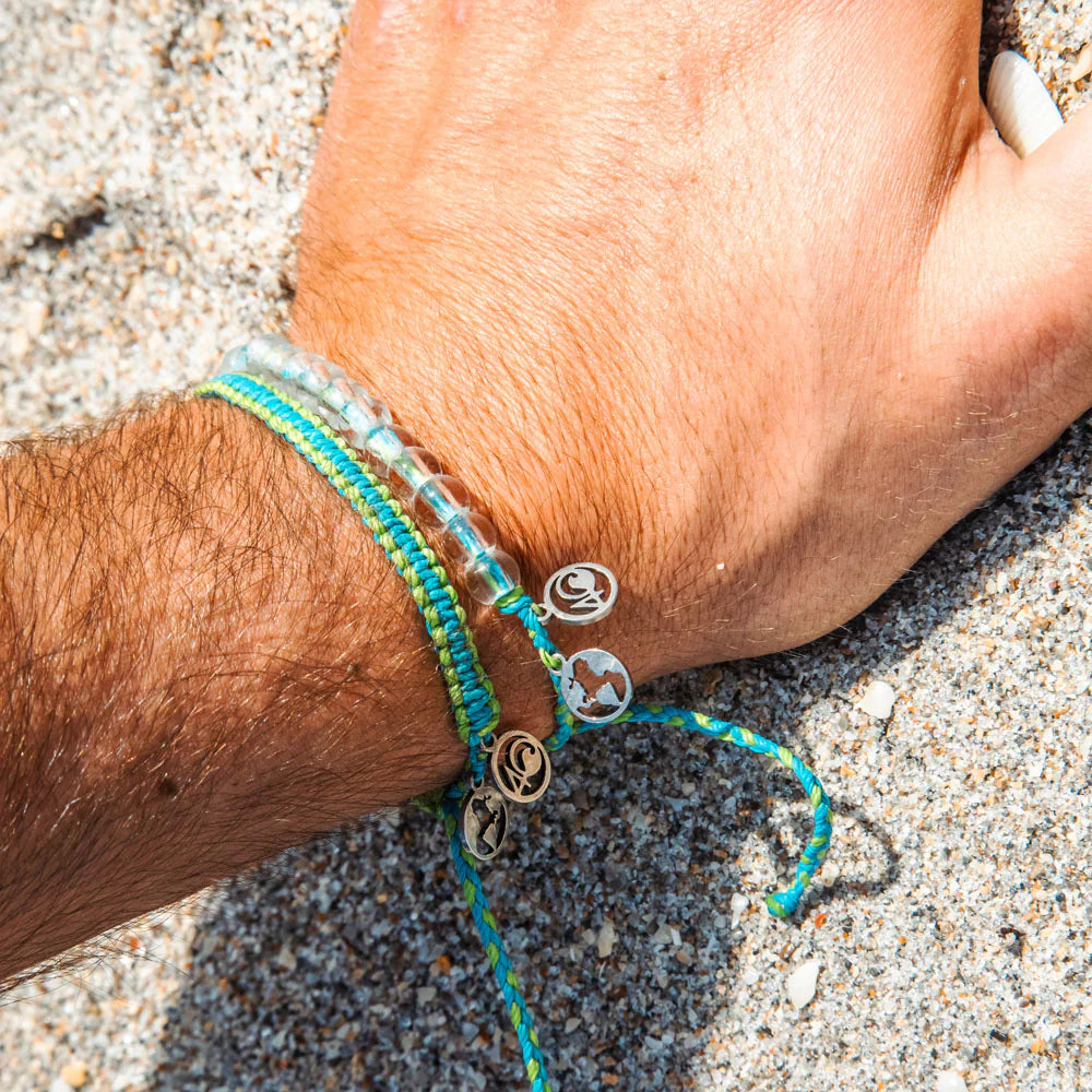 4Ocean 2024 April Exclusive Earth Day Handmade Braided Bracelet
