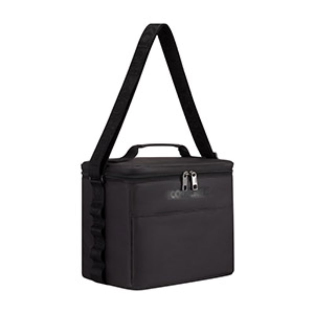 Black Corkcicle Mills 8 Portable Cooler for Beverages and Snacks