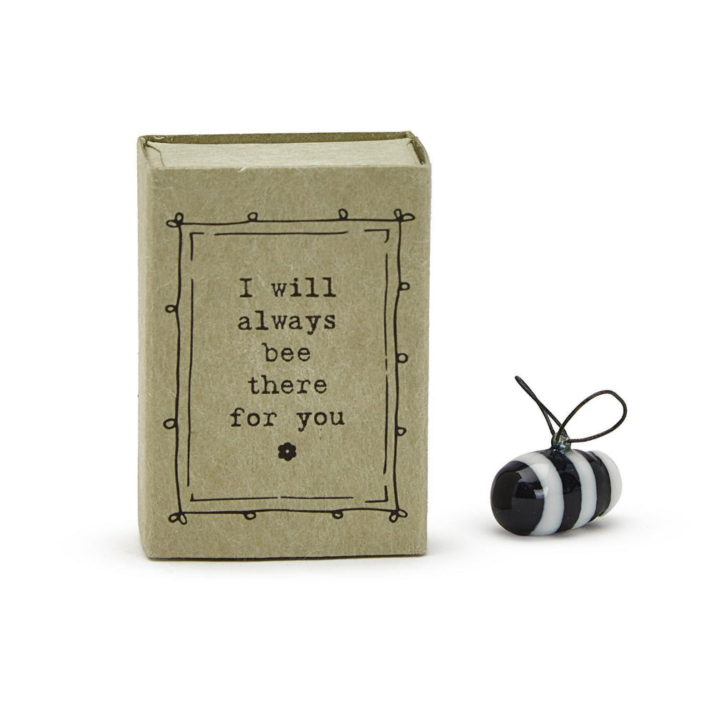 East of India's Adorable Bee Porcelain Assortment in Gift Matchboxes
