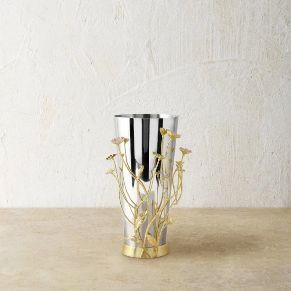 Michael Aram Hand - Enameled Wildflowers Metal Vase Collection