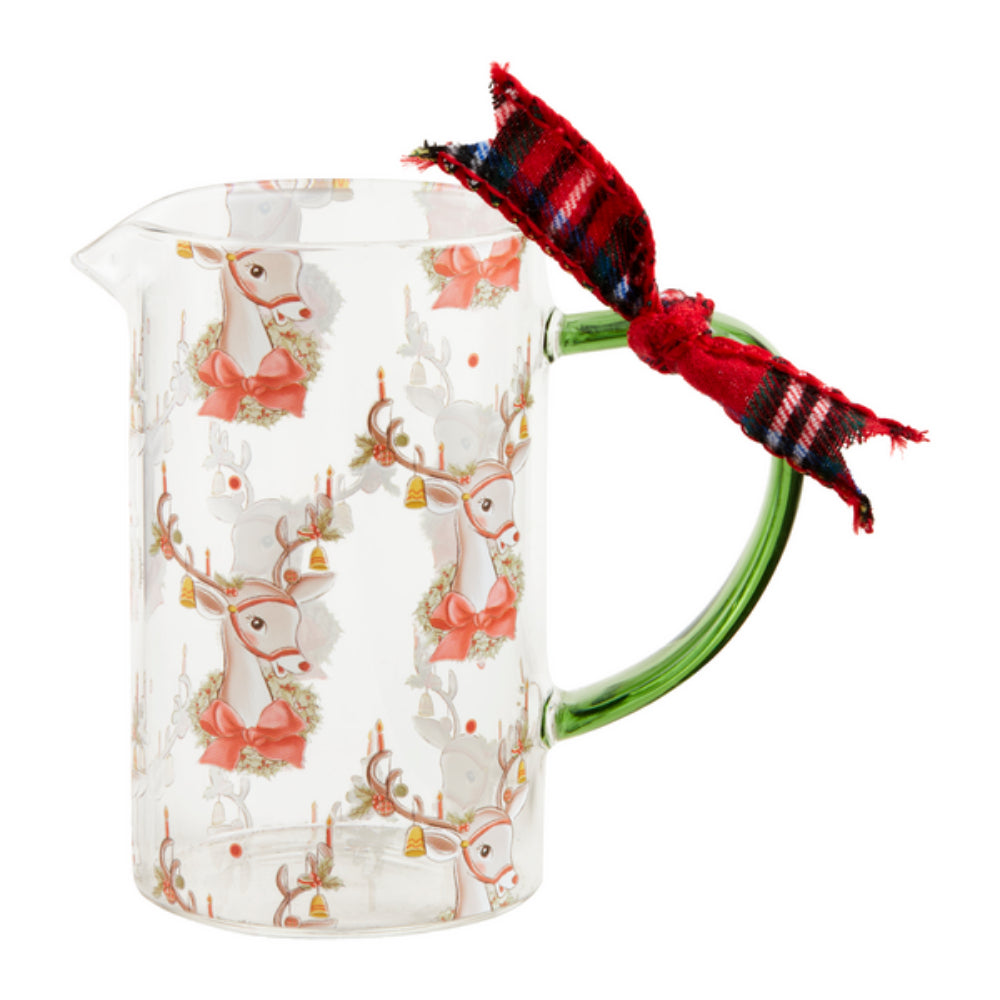 Mud Pie Classic Christmas Flower Bud Vase for Holiday Decor