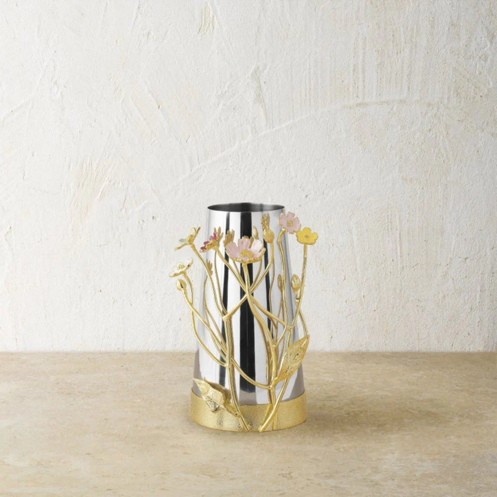 Michael Aram Hand - Enameled Wildflowers Metal Vase Collection