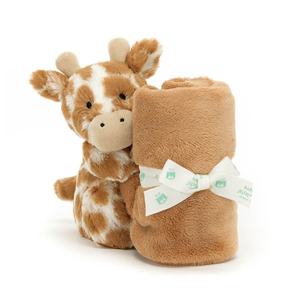 Jellycat Bashful Giraffe Soother Crafted from Recycled Fibers