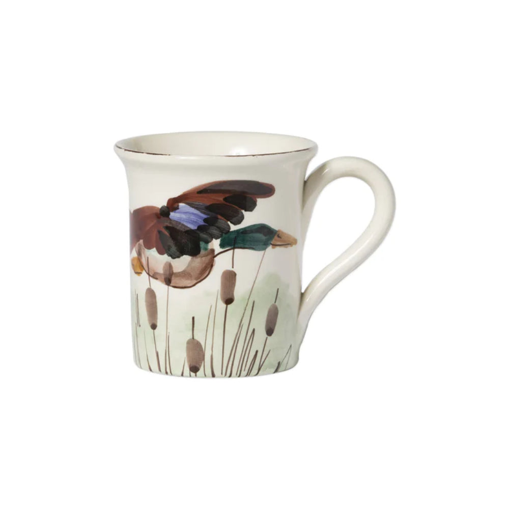 Vietri Hand - painted Wildlife Fox Mug for Everyday Dining
